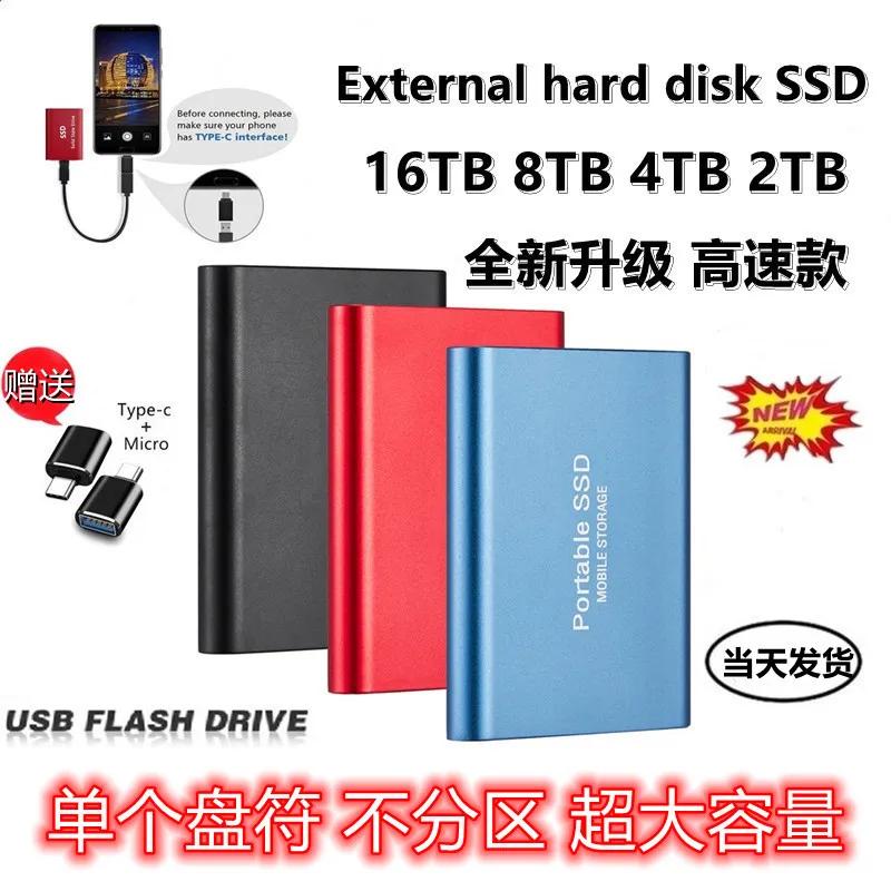 Sendiey ޴ SSD 뷮 USB C Ÿ ̽, Ʈ, ũž, ޴   ϵ ̺ ϵ ũ, 16TB